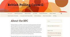 Desktop Screenshot of britishpollingcouncil.org